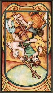 five of wands