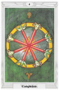 four of wands