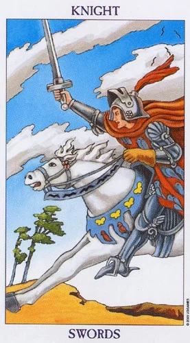 11 caballo de espadas tarot rider waite