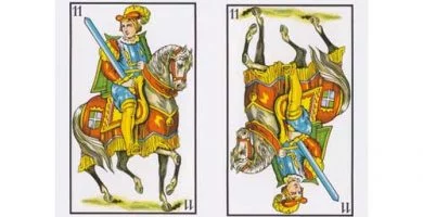 Significado Caballo de Espadas | Carta 11 Tarot Baraja Española, Marsella o Rider