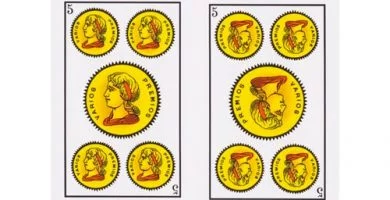 Significado Cinco de Oros | Carta 5 Tarot Baraja Española, Marsella o Rider