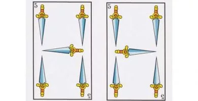 Significado Cinco de Espadas | Carta 5 Tarot Baraja Española, Marsella o Rider