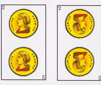 Significado Dos de Oros | Carta 2 Tarot Baraja Española, Marsella o Rider