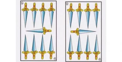 Significado Nueve de Espadas Tarot | Baraja Española, Marsella o Rider
