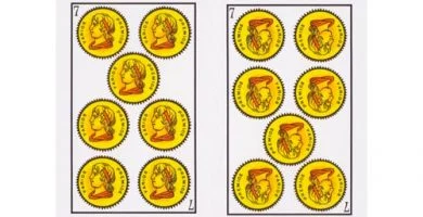 Significado Siete de Oros | Carta 7 Tarot Baraja Española, Marsella o Rider