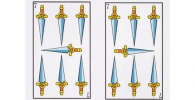 Significado siete de espadas Tarot Baraja Española