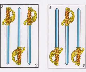 Significado Tres de Espadas | Carta 3 Tarot Baraja Española, Marsella o Rider
