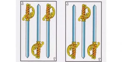 Significado Tres de Espadas | Carta 3 Tarot Baraja Española, Marsella o Rider