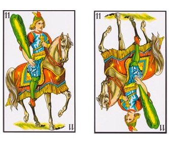 Significado Caballo de Bastos | Carta 11 Tarot Baraja Española, Marsella o Rider