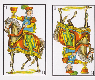 Significado Caballo de Copas | Carta 11 Tarot Baraja Española, Marsella o Rider