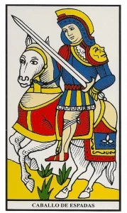 11 caballo de espadas tarot marsella de alejandro jodorowsky