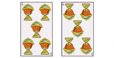 Significado Cinco de Copas | Carta 5 Tarot Baraja Española, Marsella o Rider
