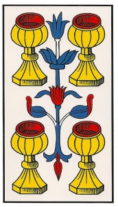 4 cuatro de copas tarot marsella de alejandro jodorowsky