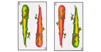 Significado Dos de Bastos | Carta 2 Tarot Baraja Española, Marsella o Rider