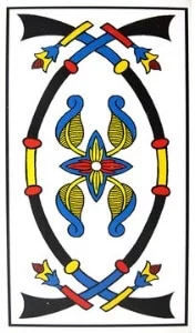 2 dos de espadas tarot marsella de alejandro jodorowsky