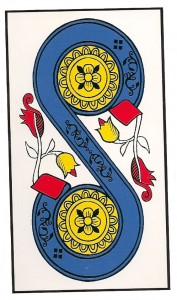 2 dos de oros tarot marsella