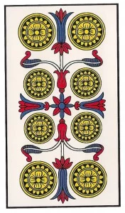 8 ocho de oros tarot marsella de alejandro jodorowsky