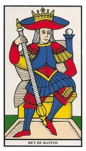 12 rey de bastos tarot marsella