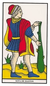 10 sota de bastos tarot marsella