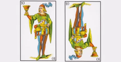 Significado Sota de Copas | Carta 10 Tarot Baraja Española, Marsella o Rider