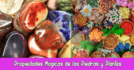 Propiedades Mágicas de las Piedras y Plantas