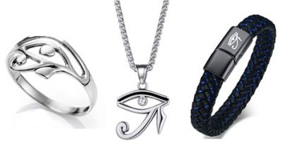 Amuleto del Ojo de Horus | Colgante | Anillo | Pulsera Amuleto del Ojo de Horus | Colgante | Anillo | Pulsera