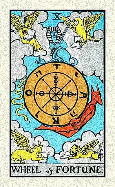 rueda de la fortuna tarot