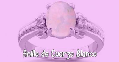 Anillo de Cuarzo Blanco