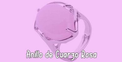 Anillo de Cuarzo Rosa