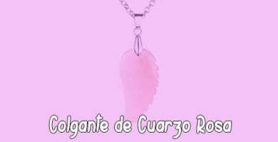 Colgante de Cuarzo Rosa
