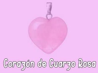 Corazón de Cuarzo Rosa