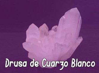 Drusa de Cuarzo Blanco Drusa de Cuarzo Blanco