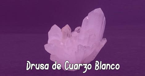 Drusa de Cuarzo Blanco