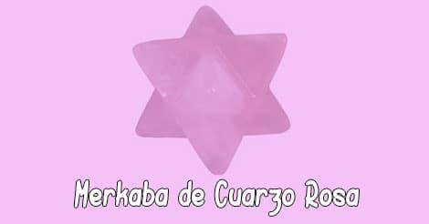 Merkaba de Cuarzo Rosa