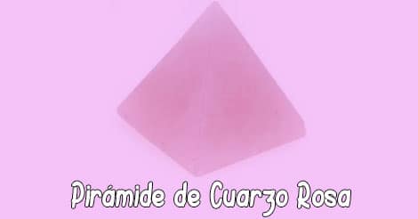 Pirámide de Cuarzo Rosa