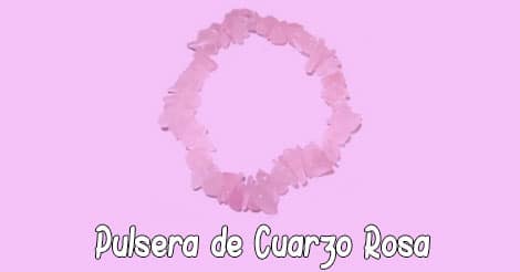 Pulsera de Cuarzo Rosa