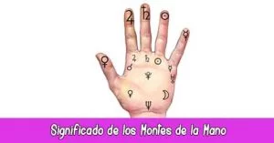 Significado montes de la mano