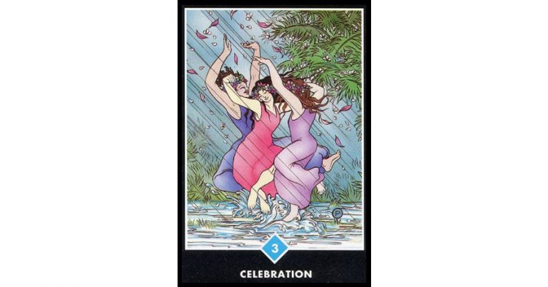 Tarot Osho Zen – 3 de Agua : Celebración