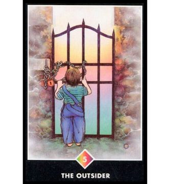 Tarot Osho Zen – 5 de Arco Iris : El Extraño Tarot Osho Zen – 5 de Arco Iris : El Extraño