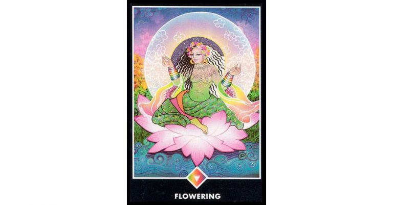 Tarot Osho Zen – Reina de Arco Iris : Florecimiento