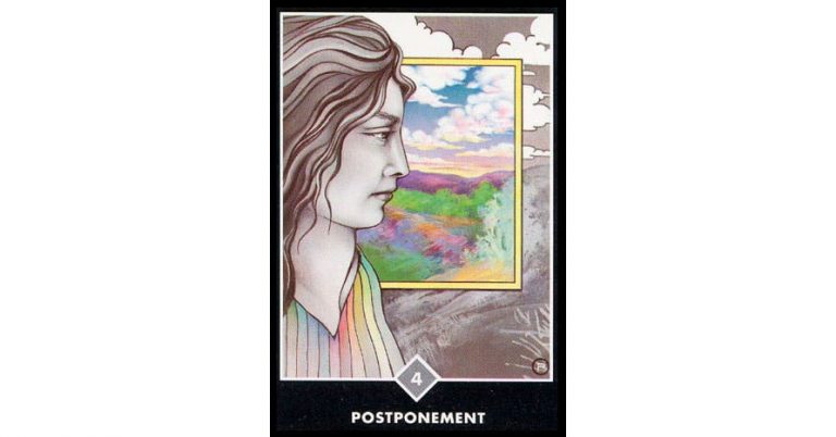 Tarot Osho Zen – 4 de Nubes : Postergación