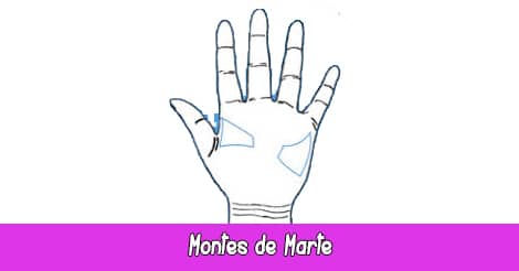 Montes de Marte | Quiromancia: Lectura de Manos
