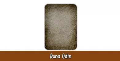 Significado de la Runa de Odín | La Runa Vikinga en Blanco