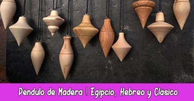 Péndulo de Madera | Egipcio, Hebreo y Clásico