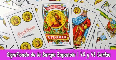 Tirada de cartas gratis Baraja Española  | Significado 40 y 48 Cartas