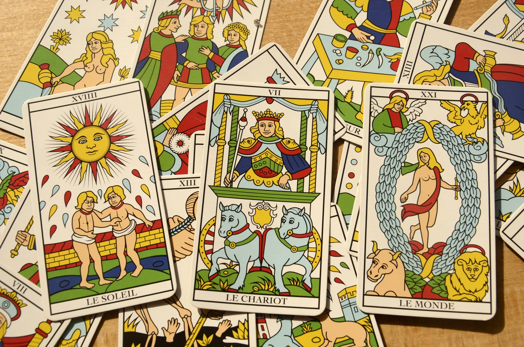 Tarot de Marseille : Arcanes majeures