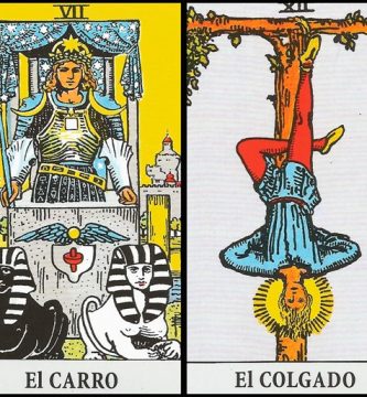 El Carro y El Colgado | Combinaciones con el Tarot Marsella y Rider