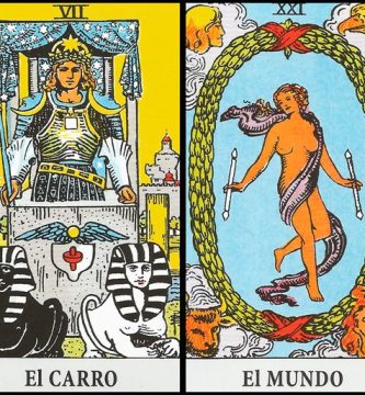El Carro y El Mundo | Combinaciones con el Tarot Marsella y Rider