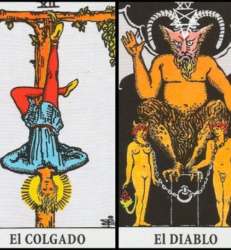 El Colgado y El Diablo | Combinaciones con el Tarot Marsella y Rider El Colgado y El Diablo | Combinaciones con el Tarot Marsella y Rider