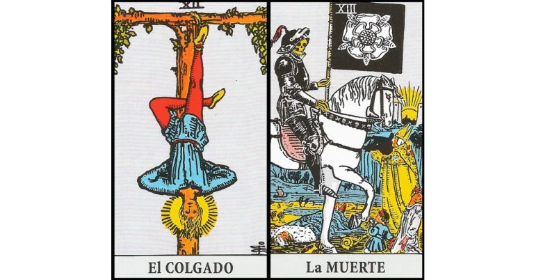 El Colgado y La Muerte | Combinaciones con el Tarot Marsella y Rider